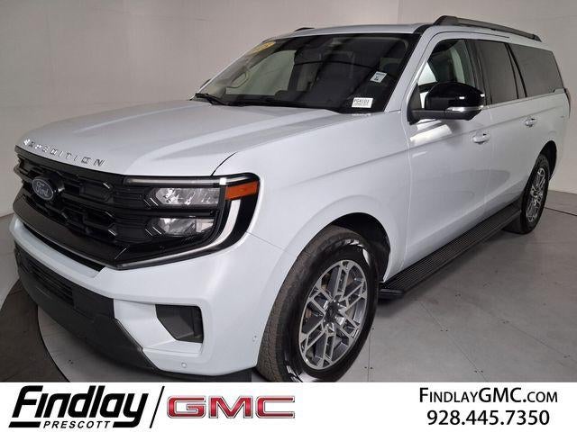 2025 Ford Expedition Active MAX in Silver — front three-quarter view