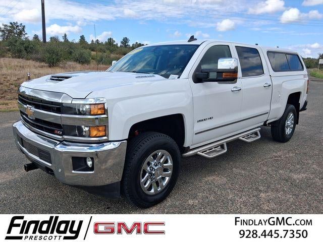 2018 Chevrolet Silverado 2500 HD LTZ in Summit White — front three-quarter view